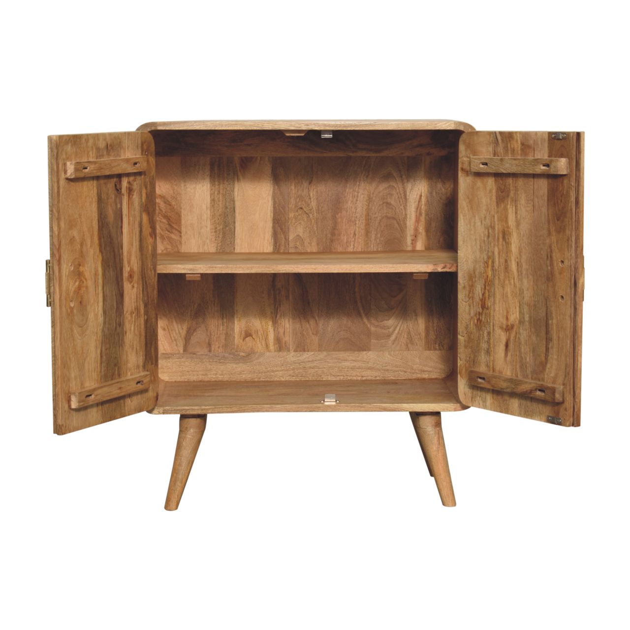 T-bar Ridged 2 Door Cabinet Cabinets & Storage CasaFenix