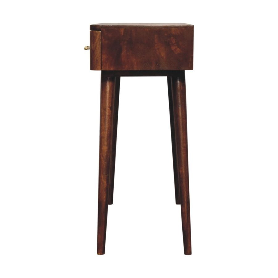 Chestnut T-Bar Console Table Console table CasaFenix