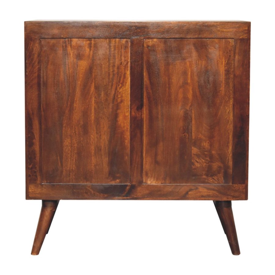 Chestnut T-Bar 3 Drawer Chest Chest of drawers CasaFenix