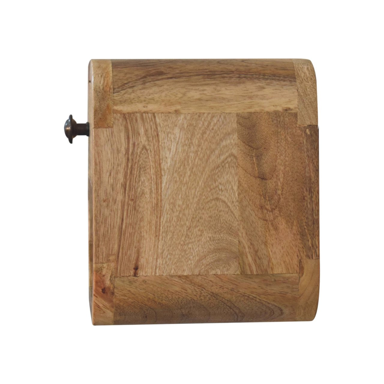 Extra Mini Curved Oak-ish Bedside with Open Slot Bedside table / chest CasaFenix