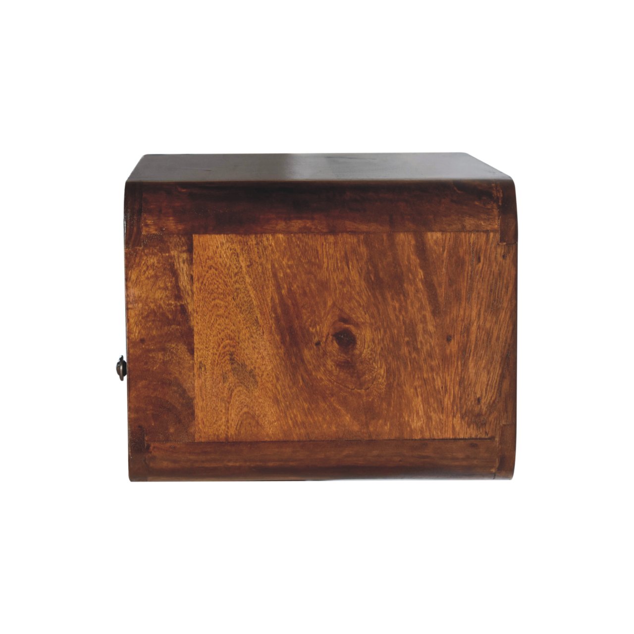 Large Chestnut Curve Upper Slot Floating Bedside Bedside table / chest CasaFenix