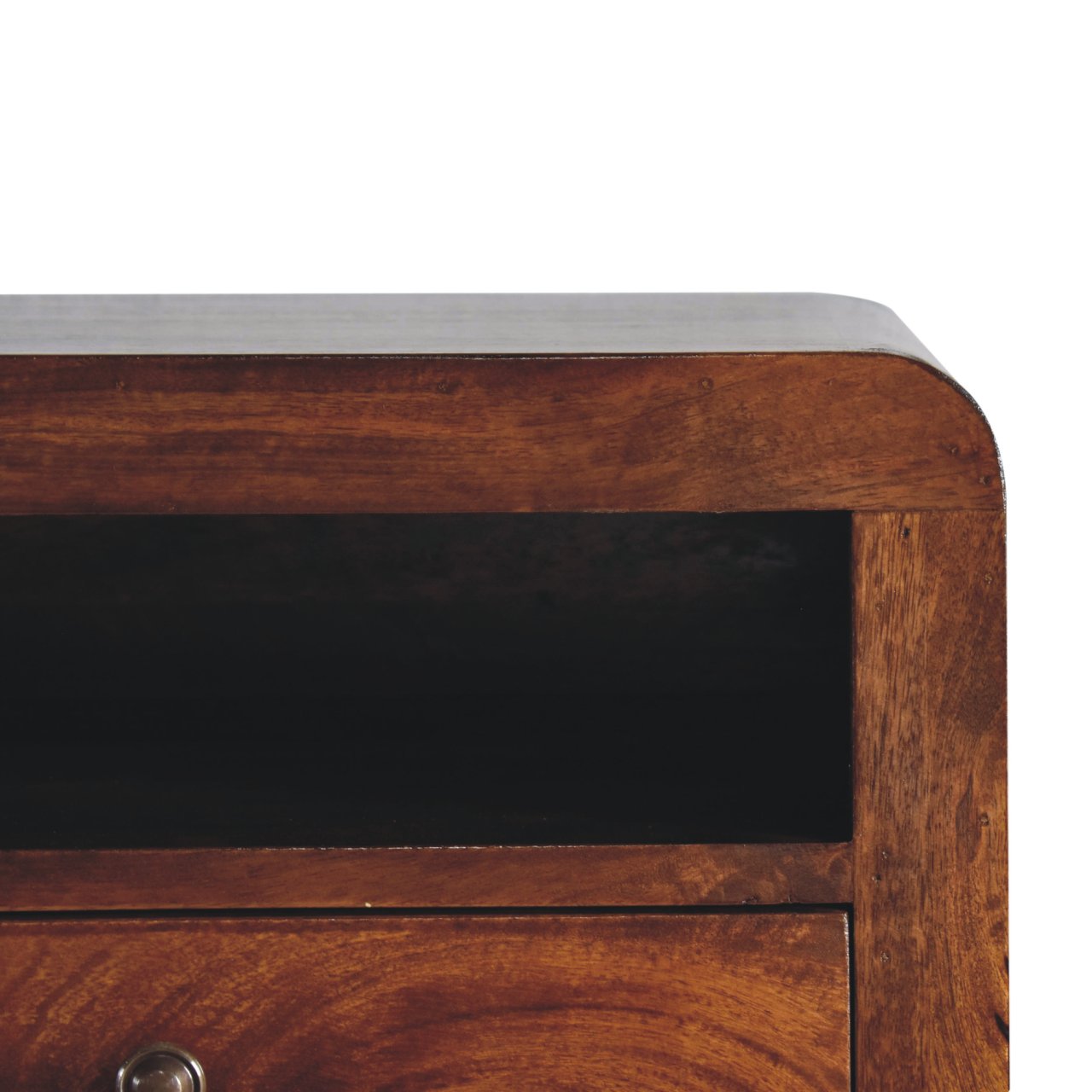 Chunky Chestnut 1 Drawer Wall Mounted Nightstand Bedside table / chest CasaFenix