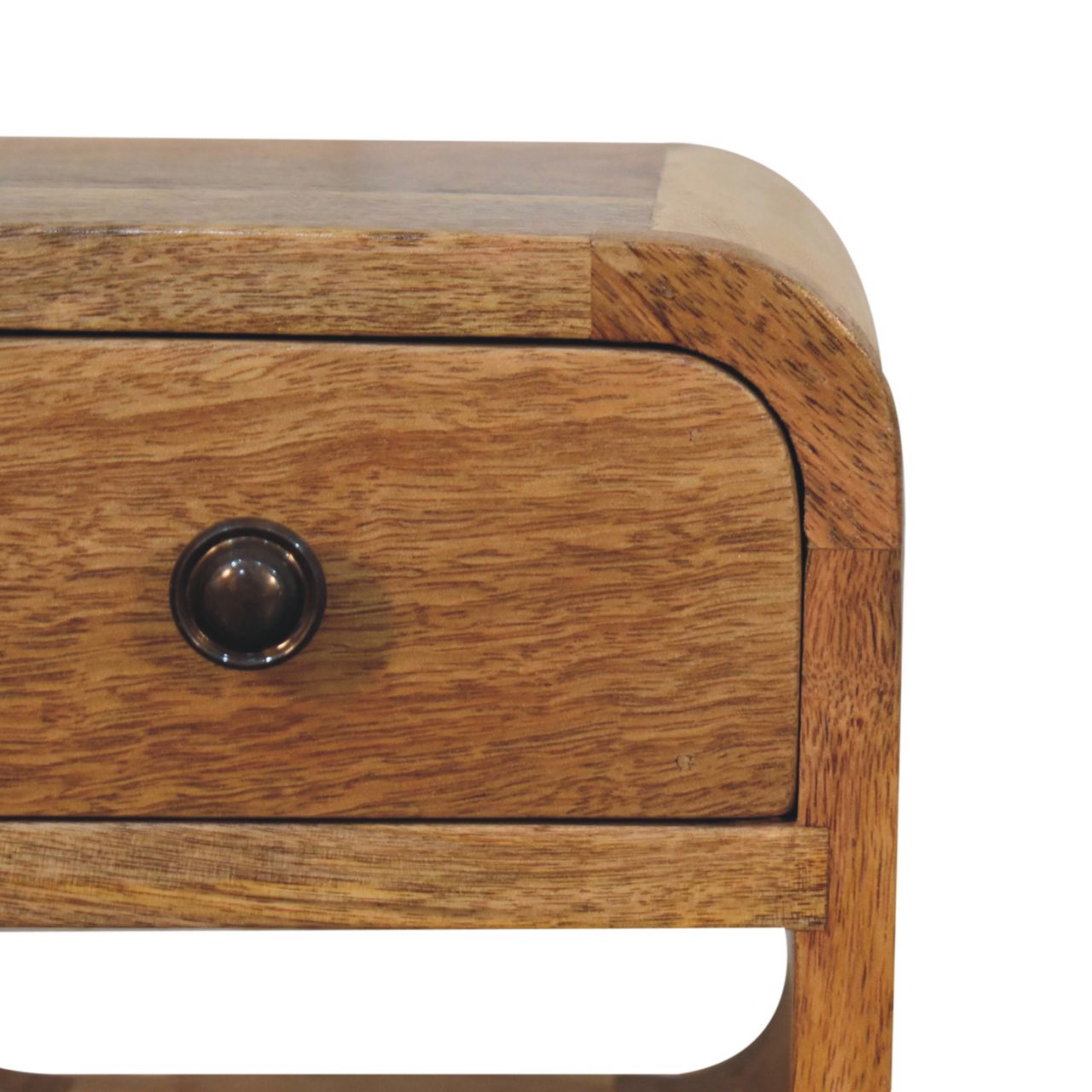 Extra Mini Oak-ish Curve Lower Bedside Bedside table / chest CasaFenix