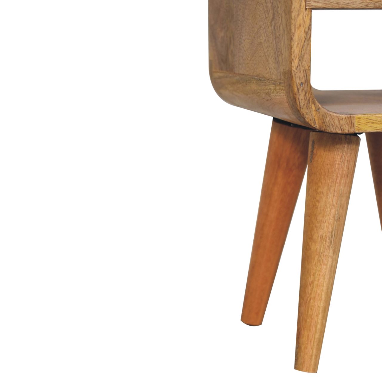 Extra Mini Oak-ish Curve Lower Bedside Bedside table / chest CasaFenix
