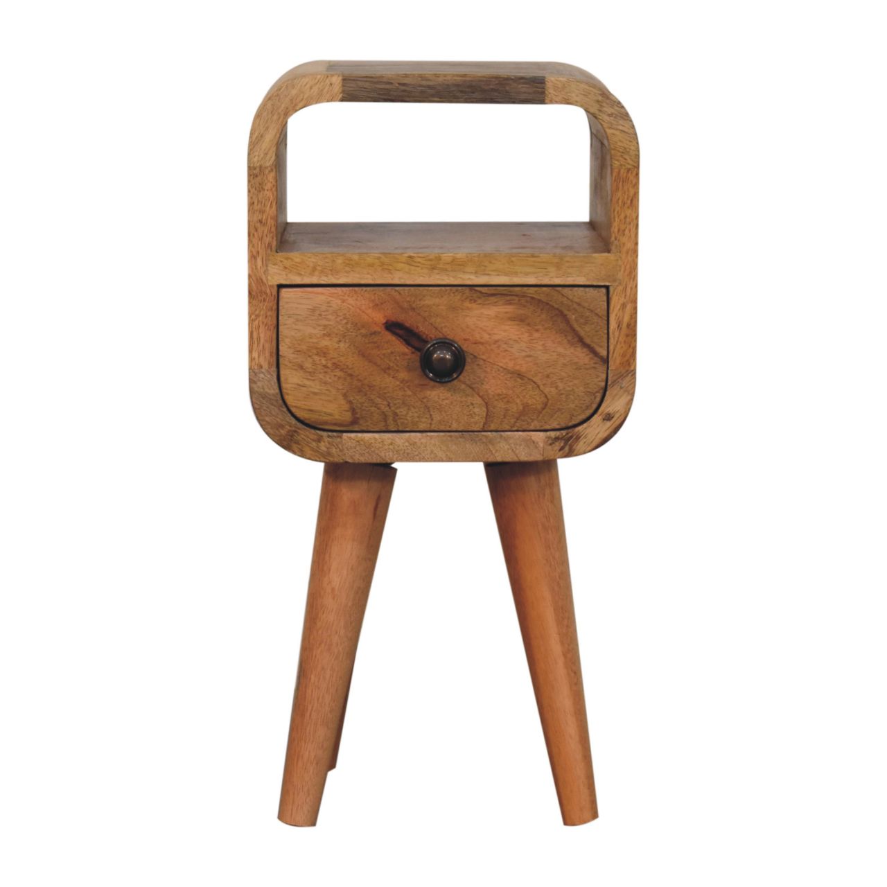 Extra Mini Oakish Curve Open Slot Bedside Bedside table / chest CasaFenix