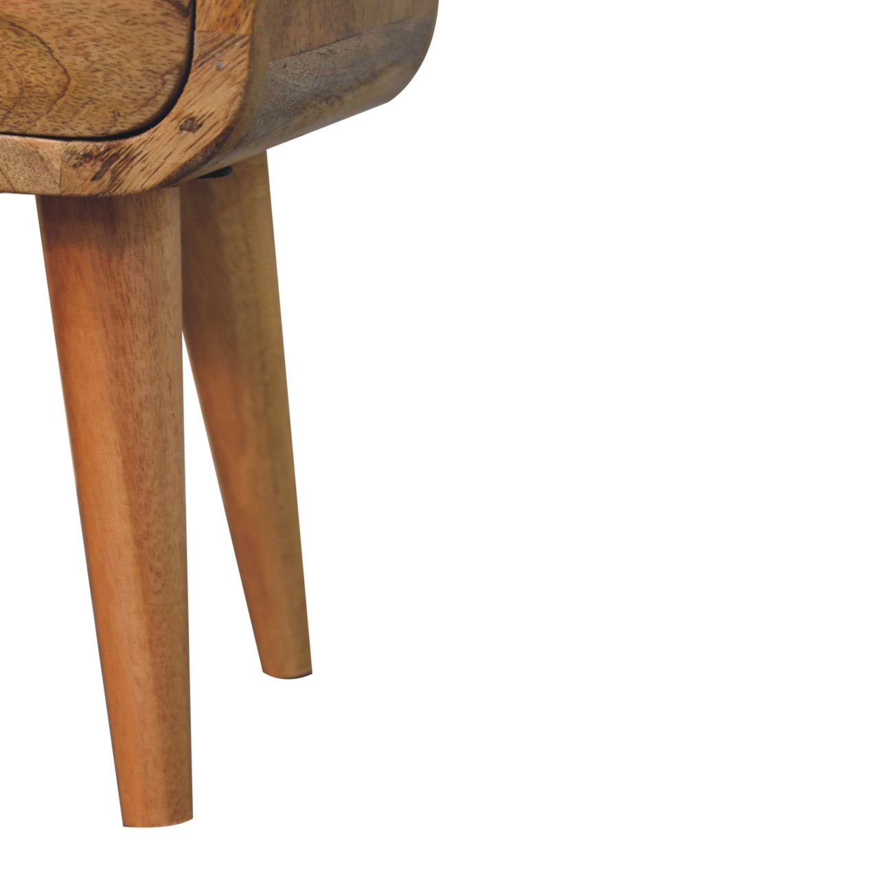 Extra Mini Oakish Curve Open Slot Bedside Bedside table / chest CasaFenix