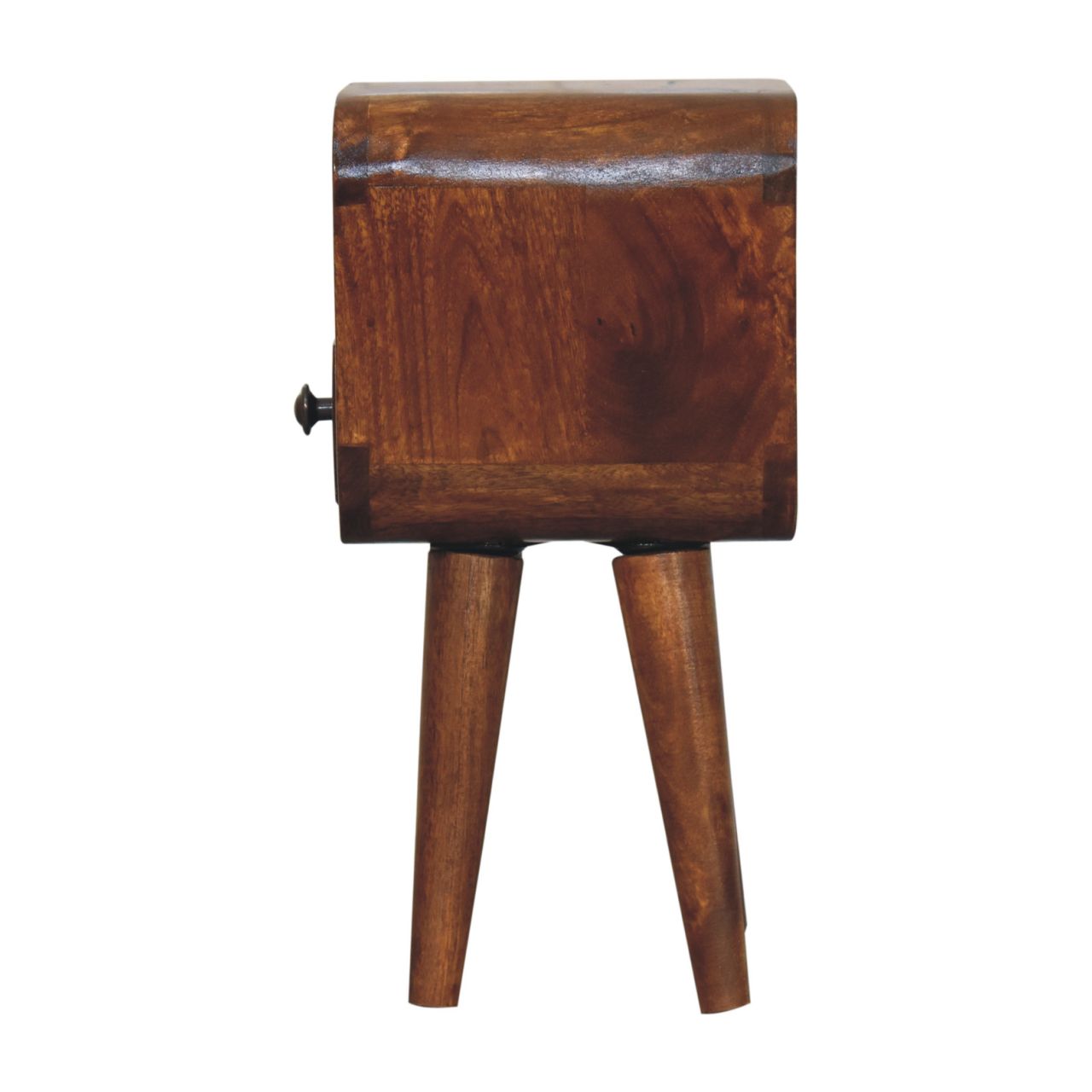 Extra Mini Chestnut Curve Open Slot Bedside Bedside table / chest CasaFenix