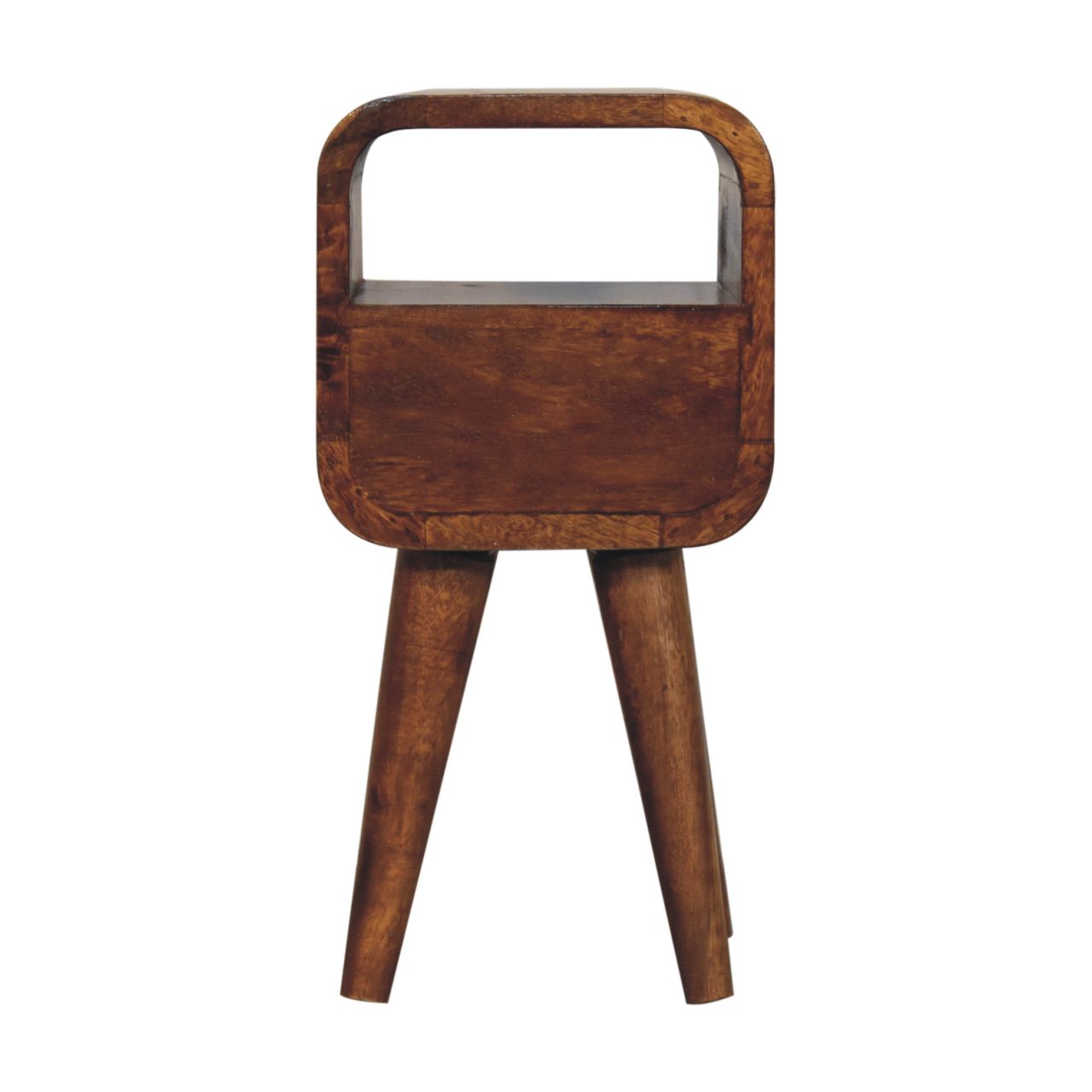 Extra Mini Chestnut Curve Open Slot Bedside Bedside table / chest CasaFenix