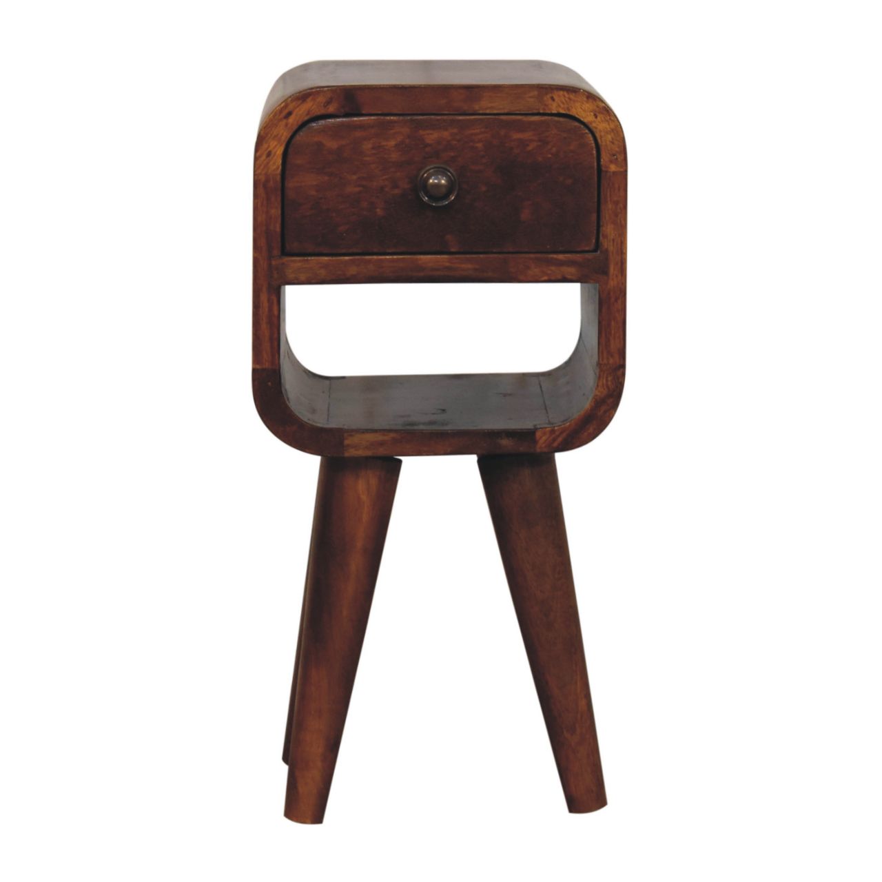 Extra Mini Chestnut Curve Lower Bedside Bedside table / chest CasaFenix