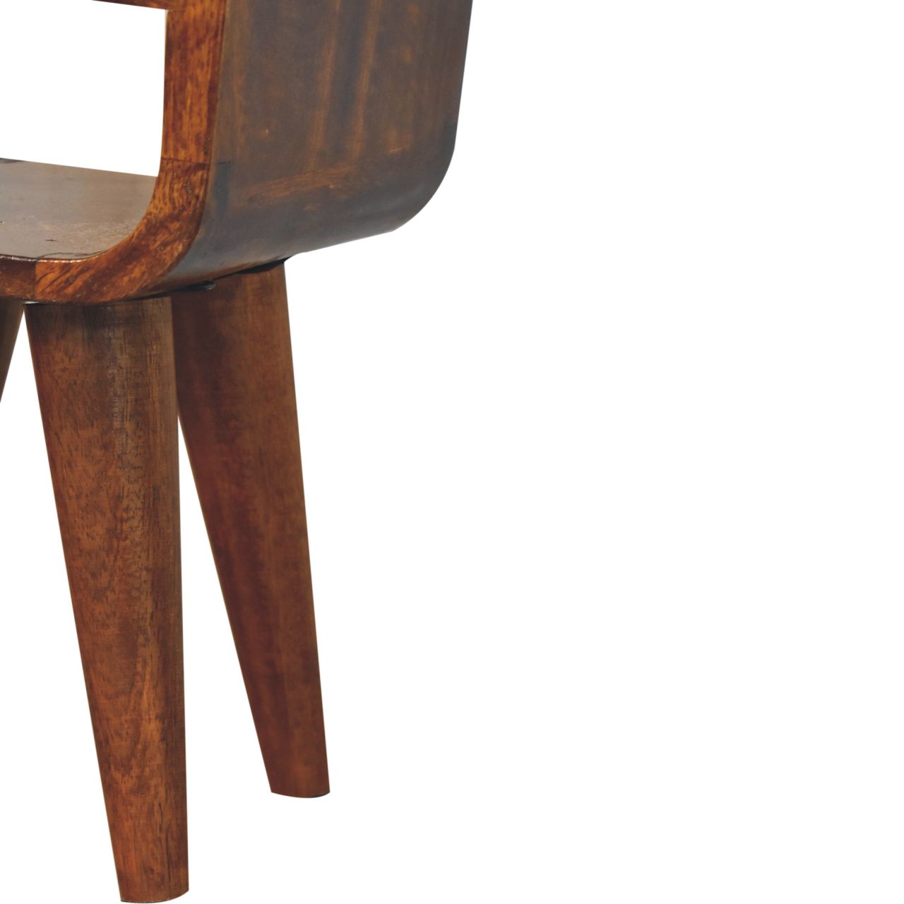Extra Mini Chestnut Curve Lower Bedside Bedside table / chest CasaFenix