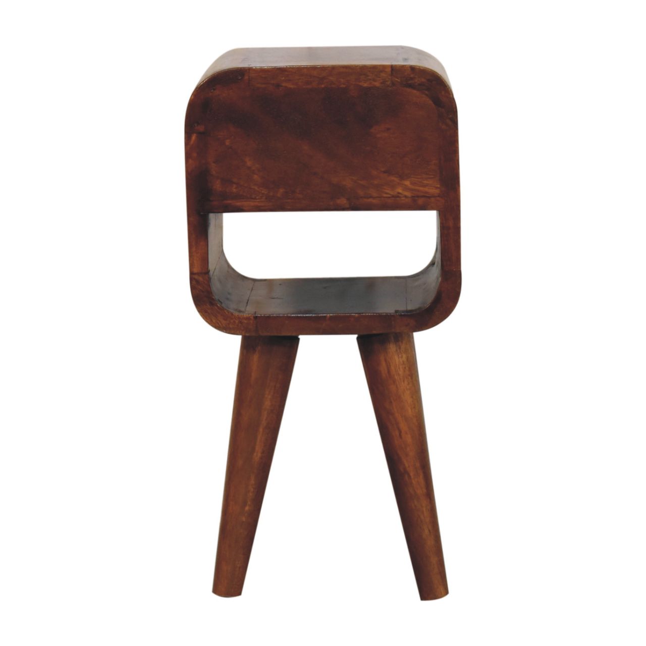 Extra Mini Chestnut Curve Lower Bedside Bedside table / chest CasaFenix