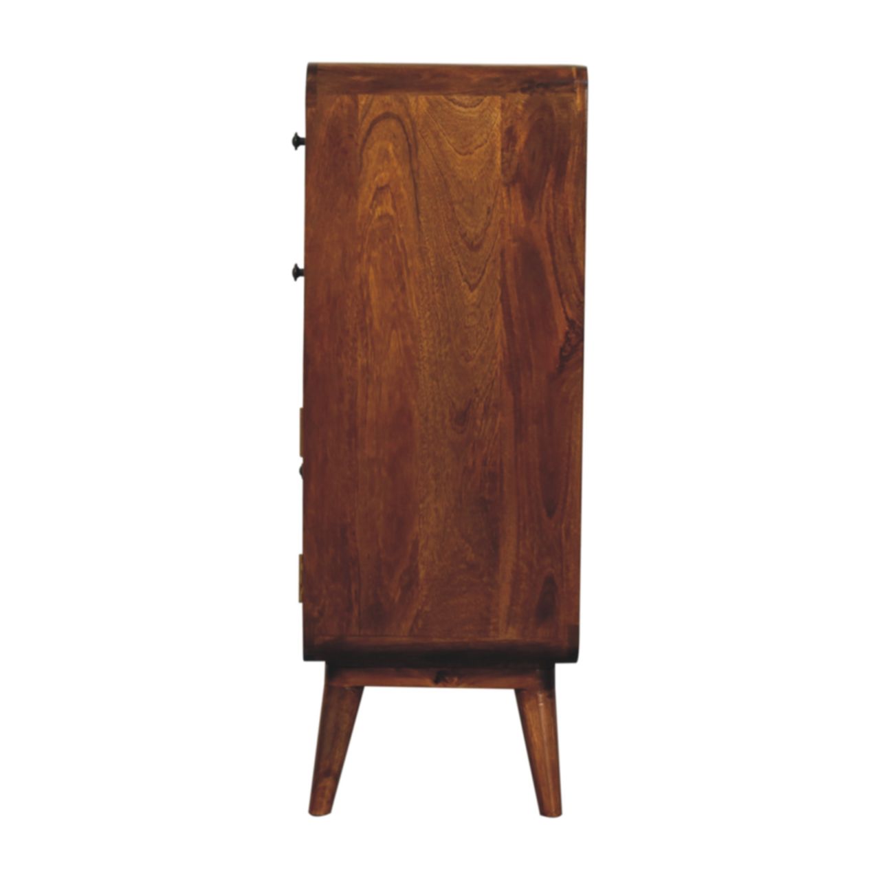 Curved Nordic Charm Cabinet Cabinets & Storage CasaFenix
