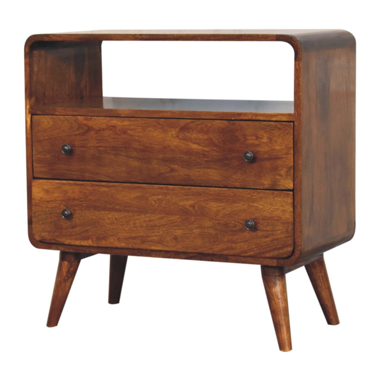 Curved Nordic Charm Console Console table CasaFenix