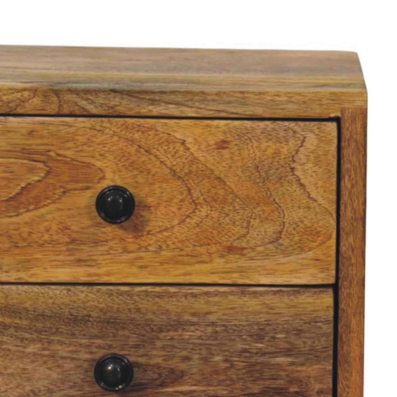 Solis 2-Drawer Oak-ish Wall Mounted Nightstand Bedside table / chest CasaFenix