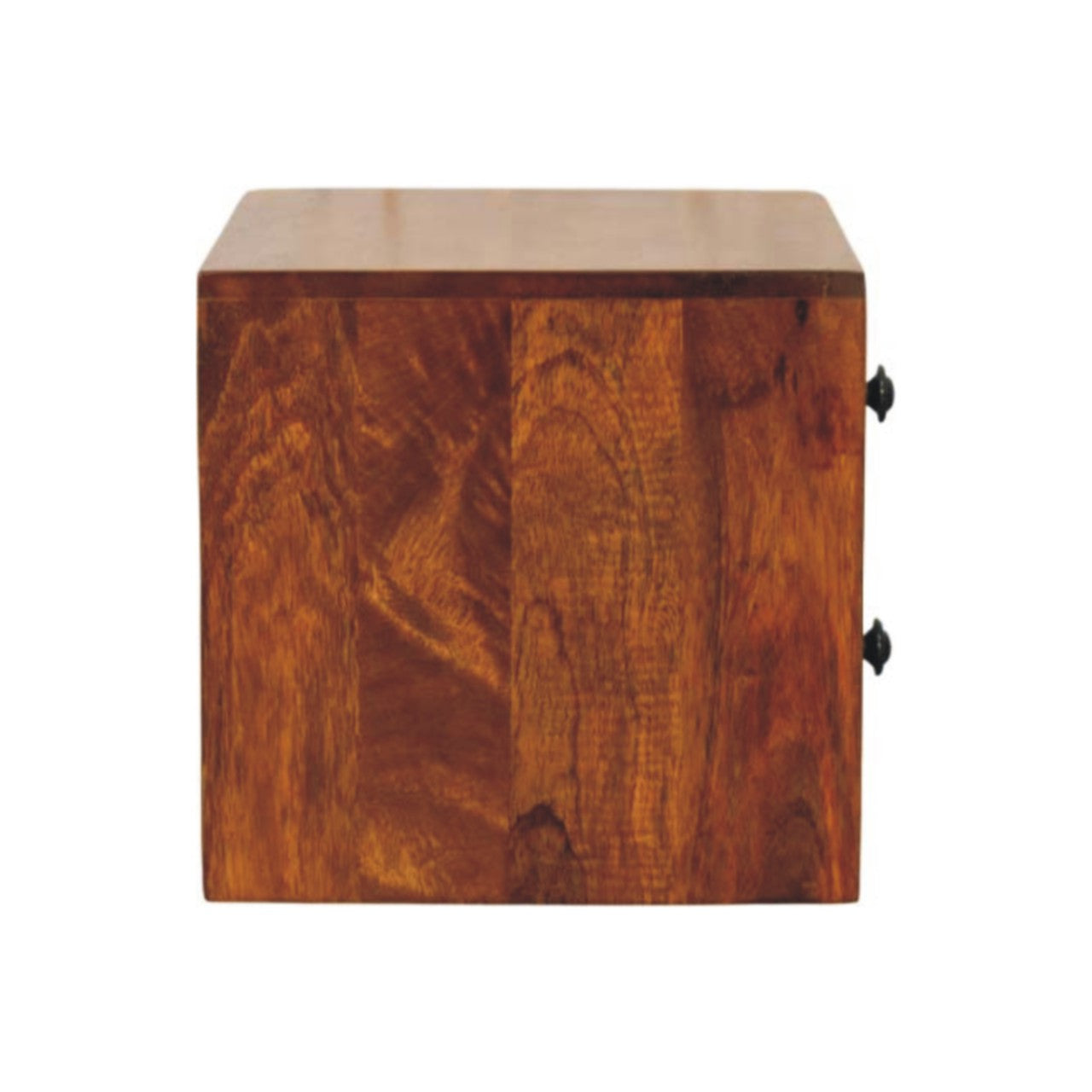 Solis 2-Drawer Chestnut Wall Mounted Nightstand Bedside table / chest CasaFenix