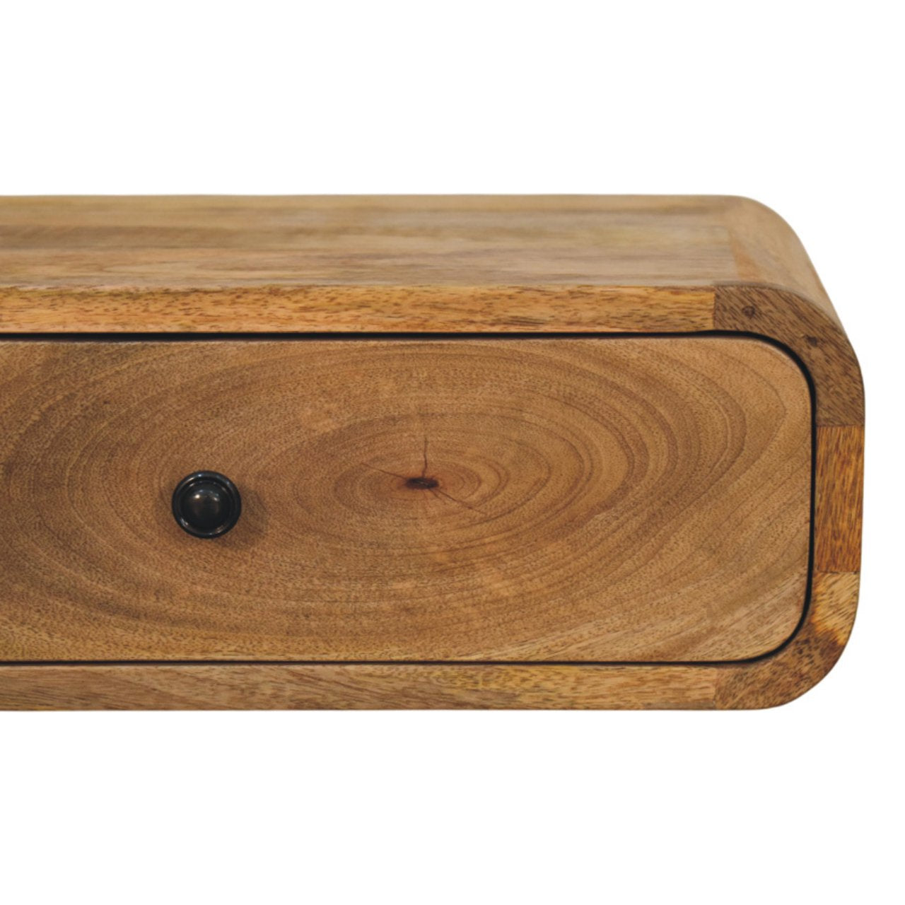 Avora Wall-Mounted Oak-ish 1 Drawer Nightstand Bedside table / chest CasaFenix