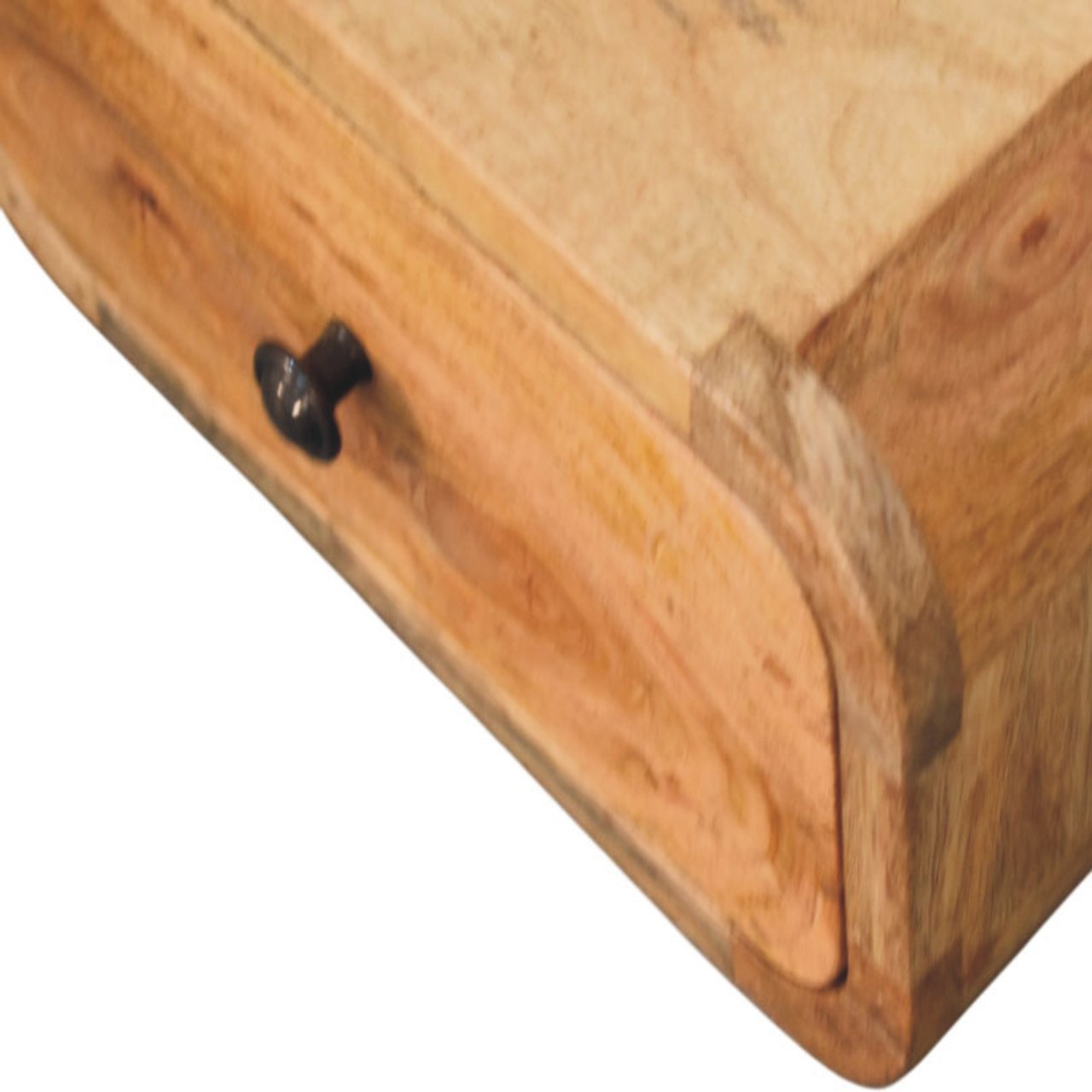 Avora Mini Wall-Mounted Oak-ish 1 Drawer Nightstand Bedside table / chest CasaFenix