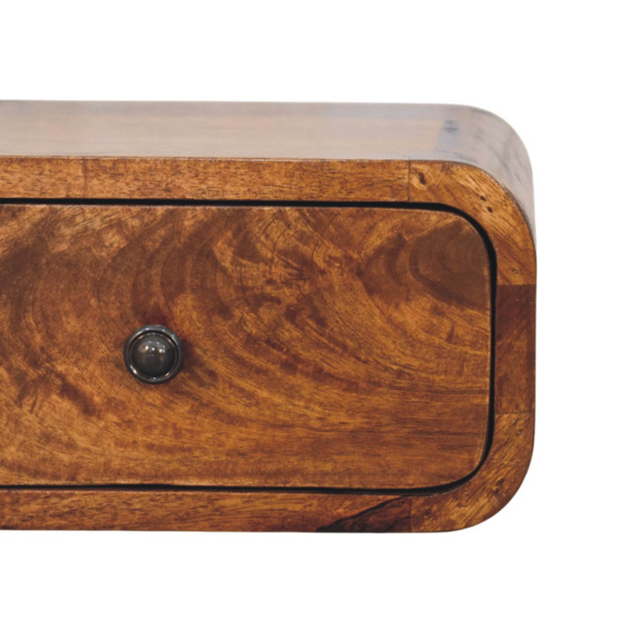 Avora Mini Wall-Mounted Chestnut 1 Drawer Nightstand Bedside table / chest CasaFenix