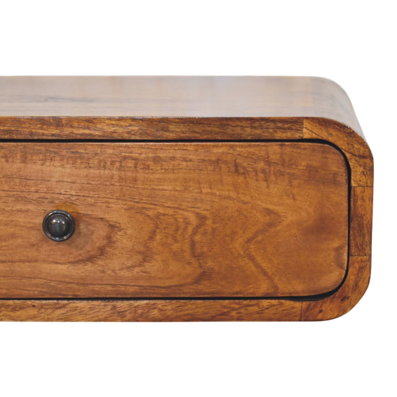 Avora Wall-Mounted Honey Caramel 1 Drawer Nightstand Bedside table / chest CasaFenix