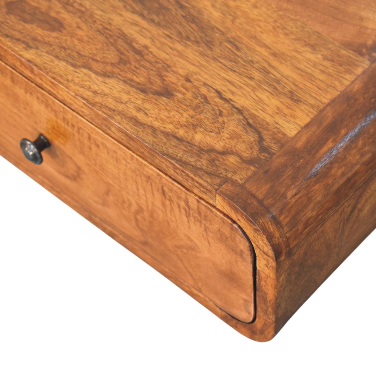 Avora Wall-Mounted Honey Caramel 1 Drawer Nightstand Bedside table / chest CasaFenix