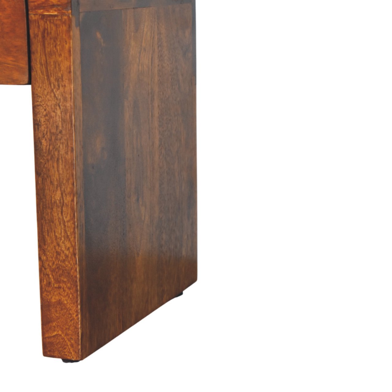 Mini Darcy Chestnut Nightstand with Curved Edges Bedside table / chest CasaFenix