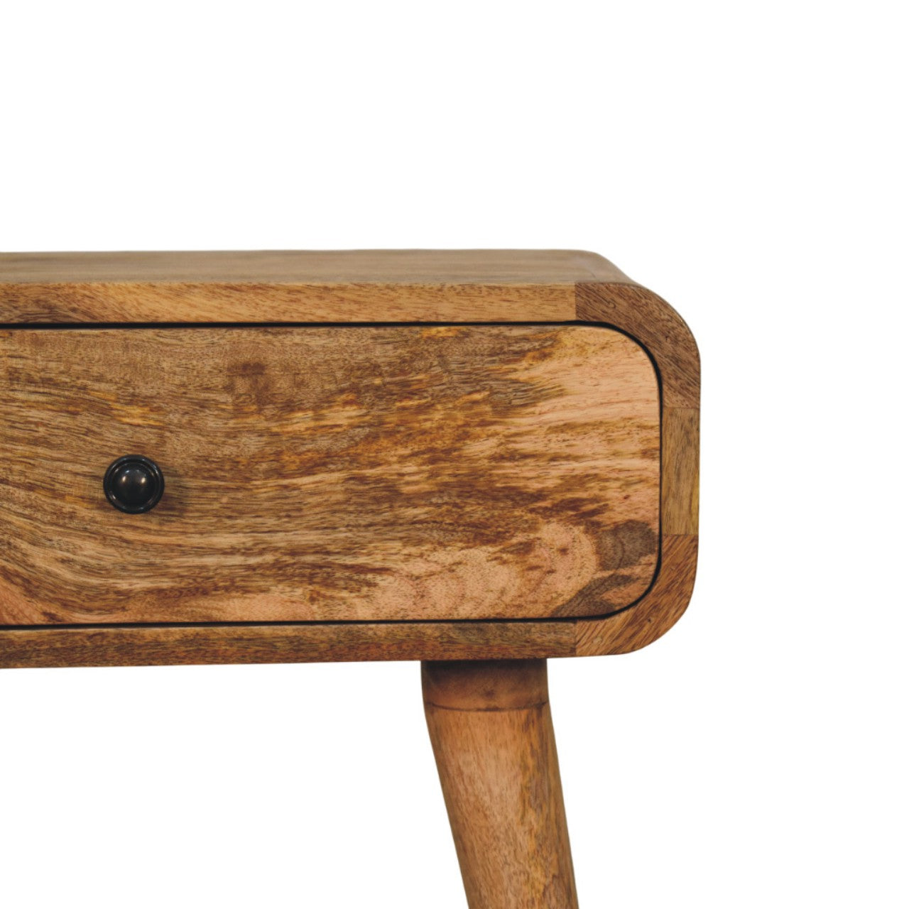 Avora Oak-ish Nightstand with 1 drawer Bedside table / chest CasaFenix