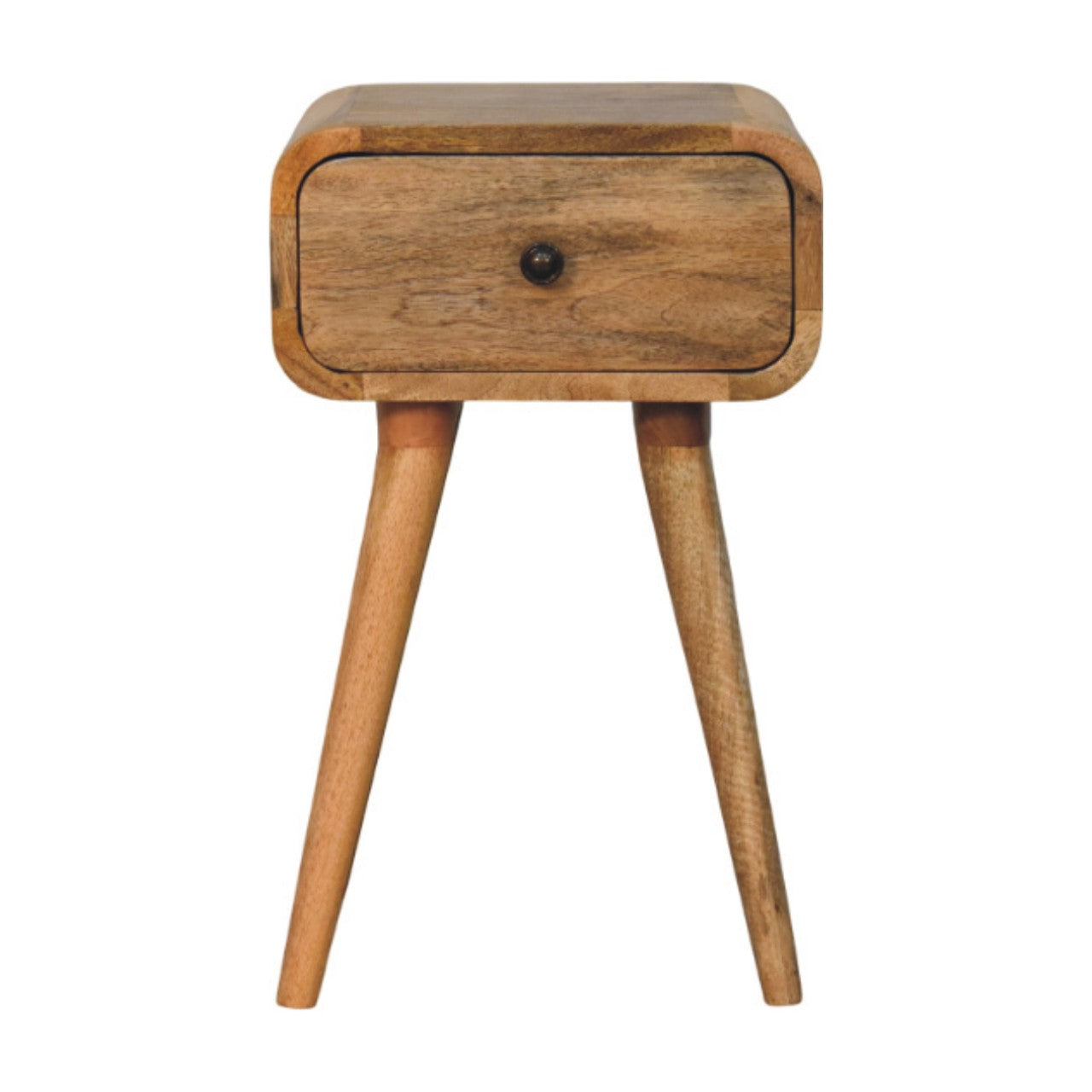 Avora Mini Oak-ish Nightstand with 1 drawer Bedside table / chest CasaFenix