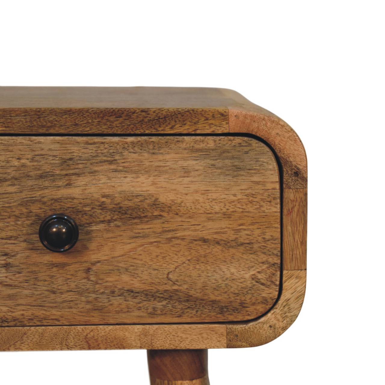 Avora Mini Oak-ish Nightstand with 1 drawer Bedside table / chest CasaFenix