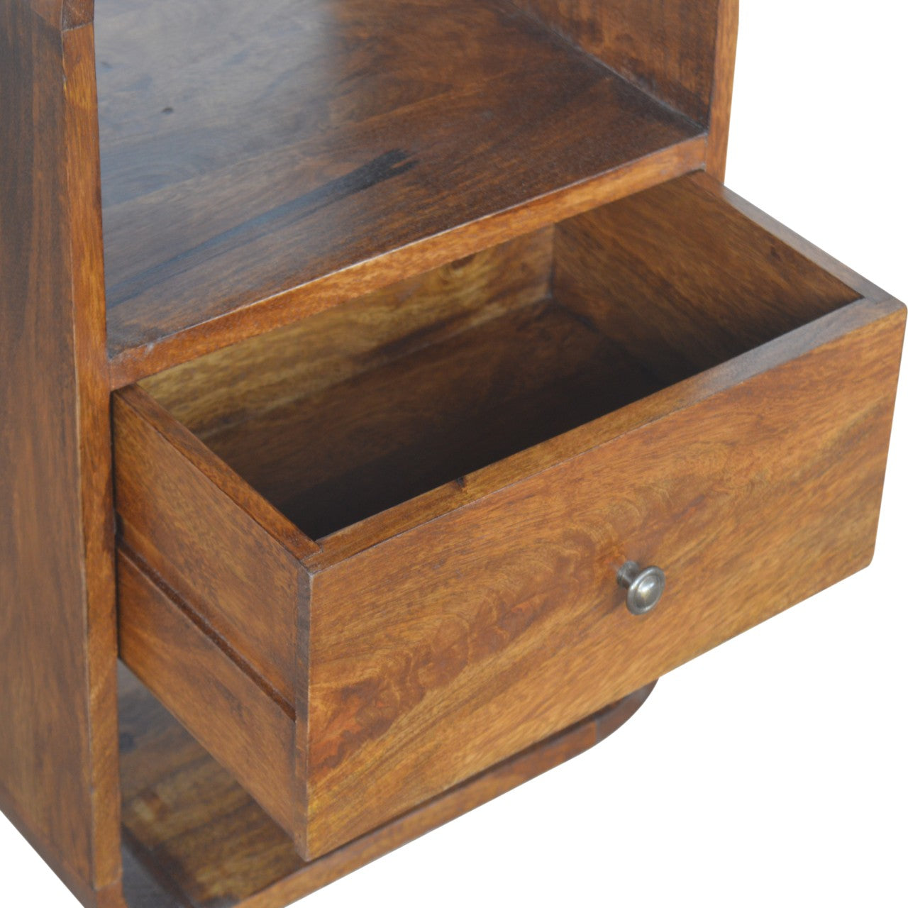 Chestnut Curve 2 Drawer Bedside Bedside table / chest CasaFenix