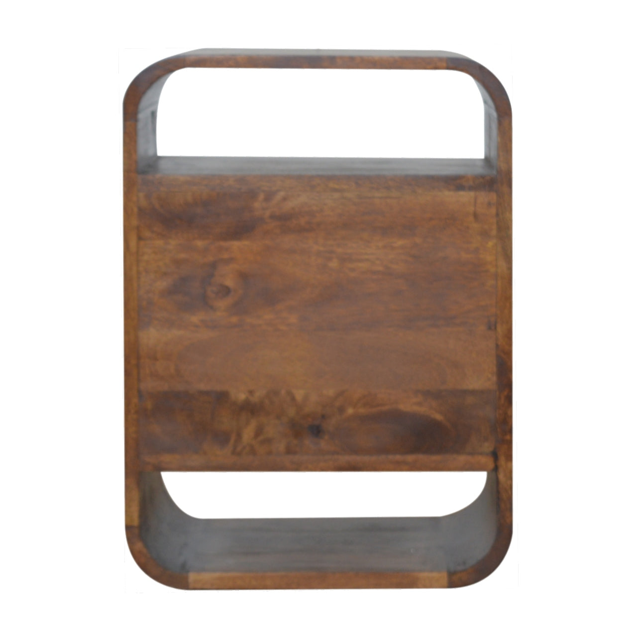 Chestnut Curve 2 Drawer Bedside Bedside table / chest CasaFenix