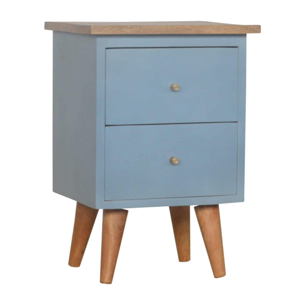 Blue Hand Painted Bedside Bedside table / chest CasaFenix