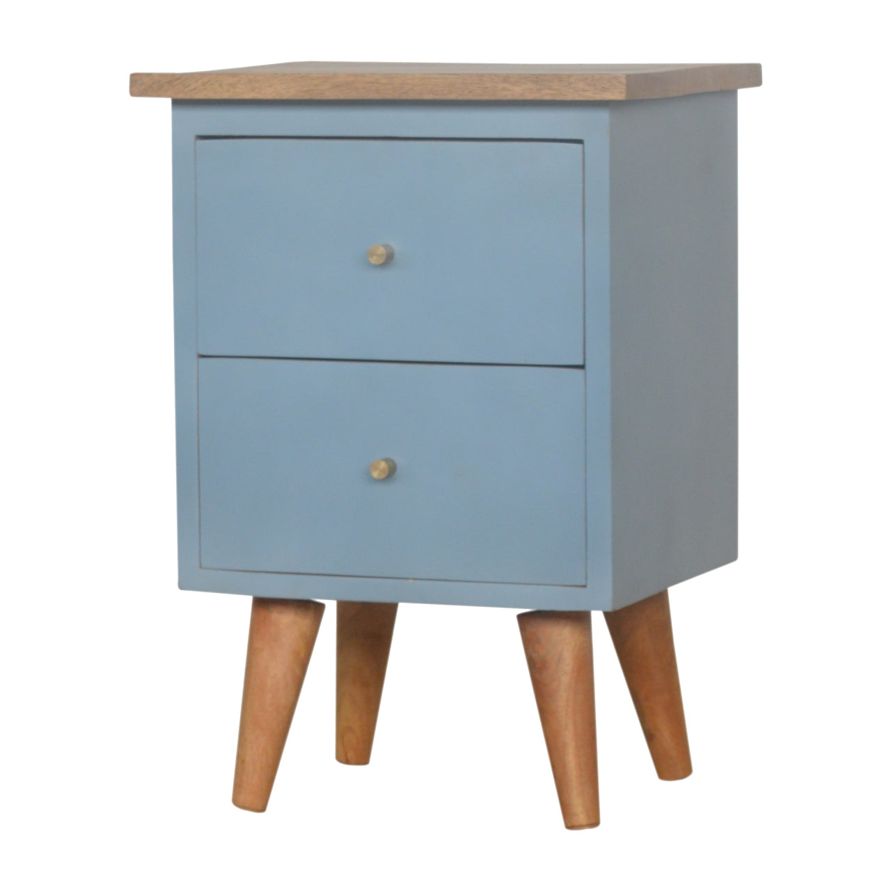 Blue Hand Painted Bedside Bedside table / chest CasaFenix
