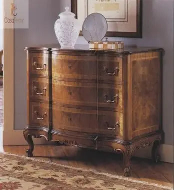 Italian Walnut Chest of drawers - CasaFenix