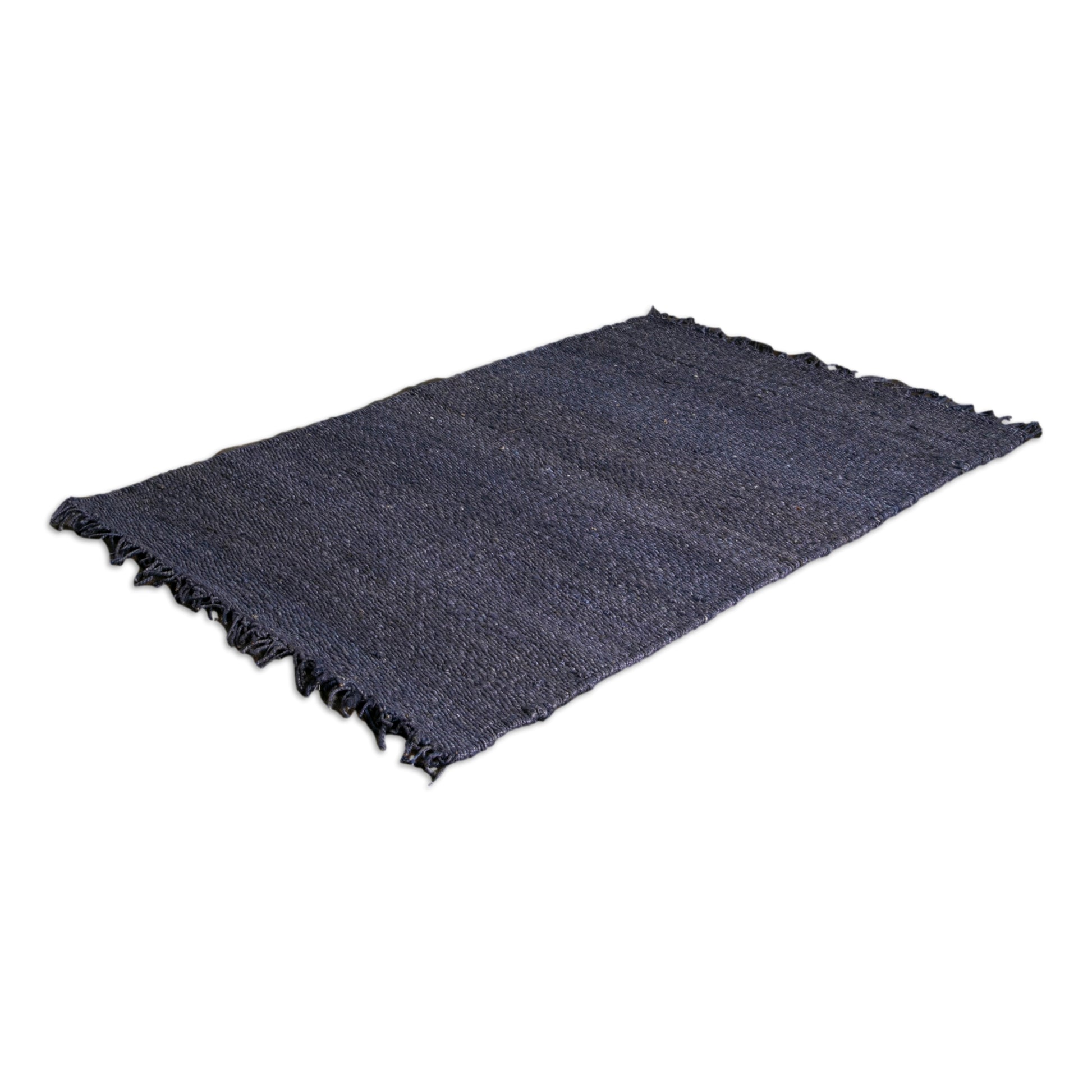 Chunky Navy Jute Rug 200 x 300cm Rugs CasaFenix