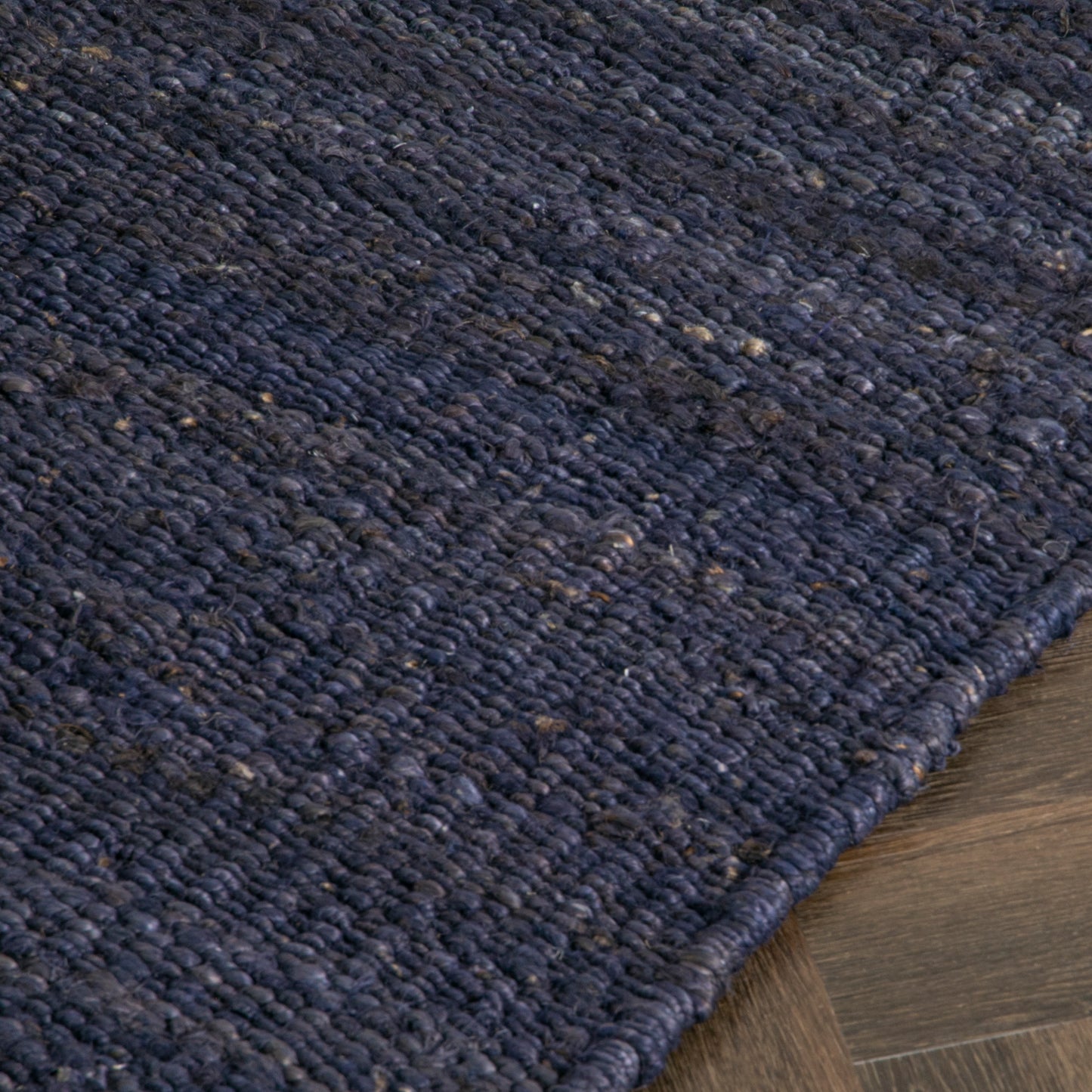 Chunky Navy Jute Rug 200 x 300cm Rugs CasaFenix