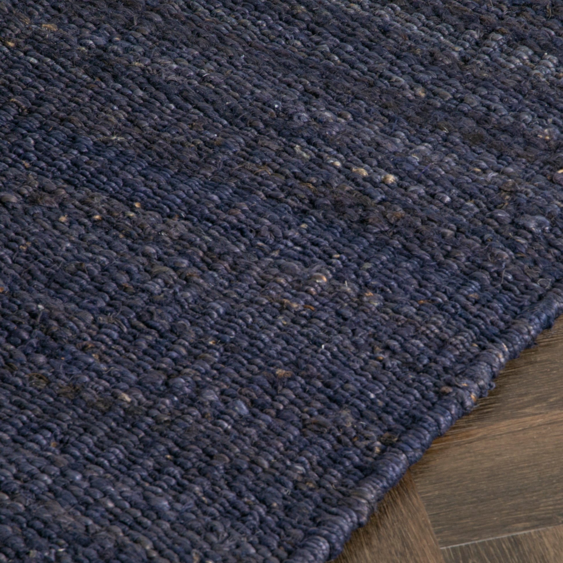 Chunky Navy Jute Rug 200 x 300cm Rugs CasaFenix