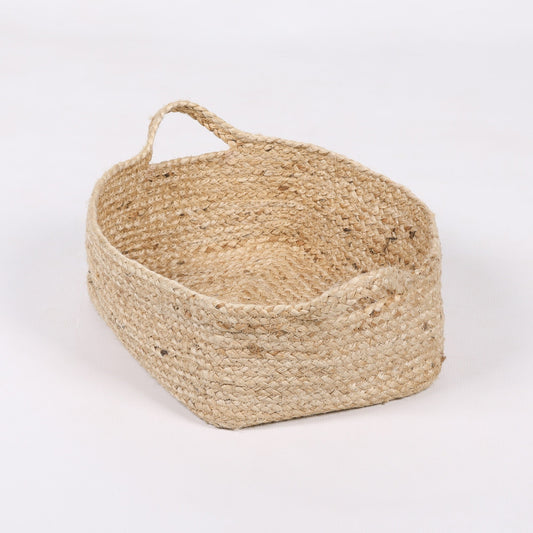 Jute Magazine Storage Basket  CasaFenix