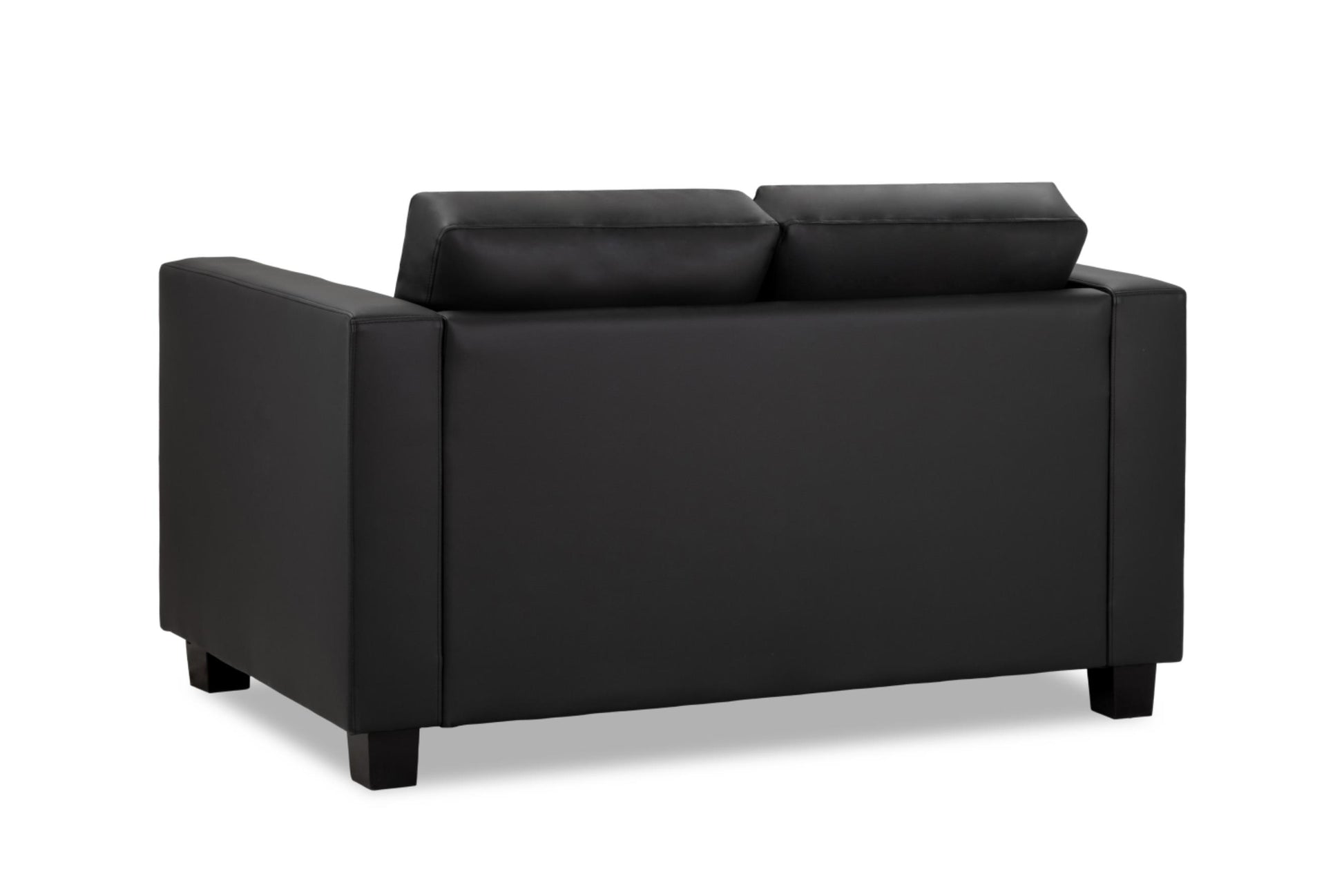 Jerry Sofa in Faux Leather or Fabric 1, 2, 3 Seat Black or Grey or Light Grey Sofa CasaFenix