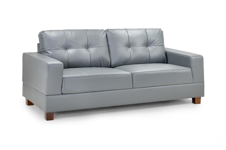 Jerry Sofa in Faux Leather or Fabric 1, 2, 3 Seat Black or Grey or Light Grey Sofa CasaFenix