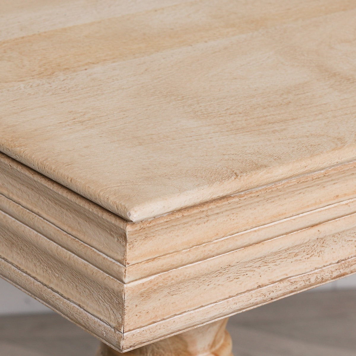 Solid Mango Wood Console Table with Two Drawers 180cm Console table CasaFenix