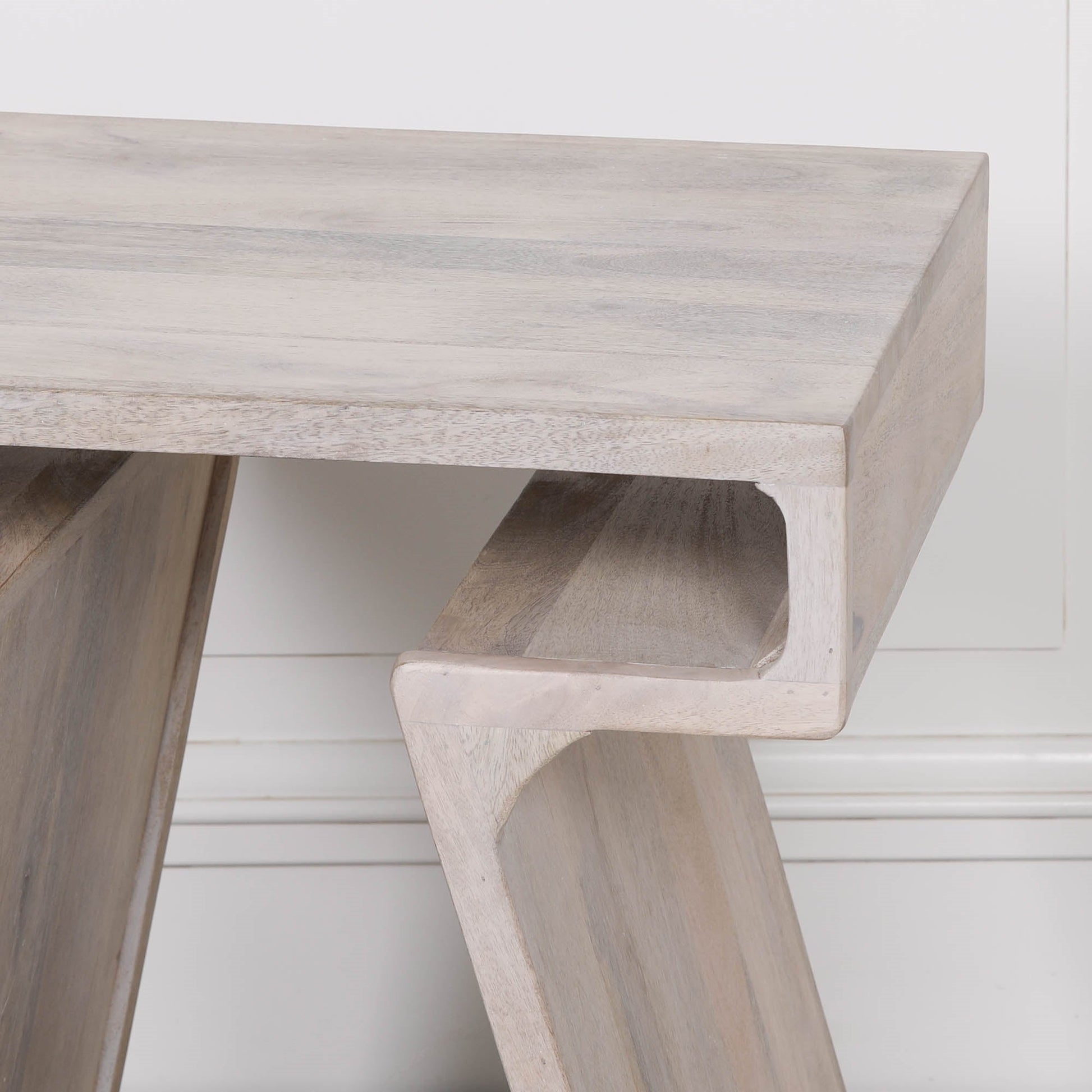 Blanchie Wooden Nesting Side Occasional Table  CasaFenix