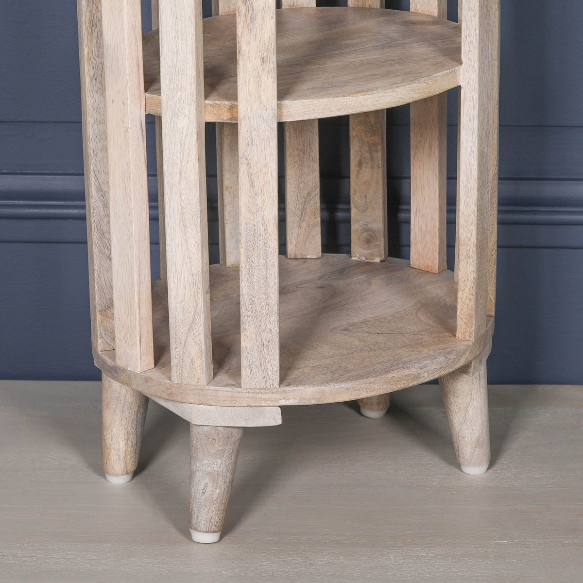 Blanchie Wooden Slated Bedside Table Bedside table / chest CasaFenix