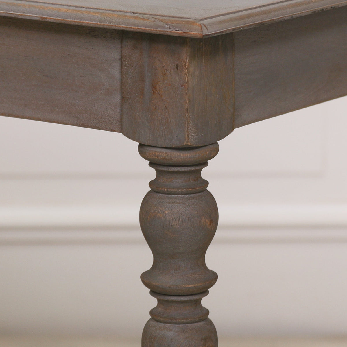 Solid Mango Wood Console Table with Six Turned Column Legs 201cm Console table CasaFenix