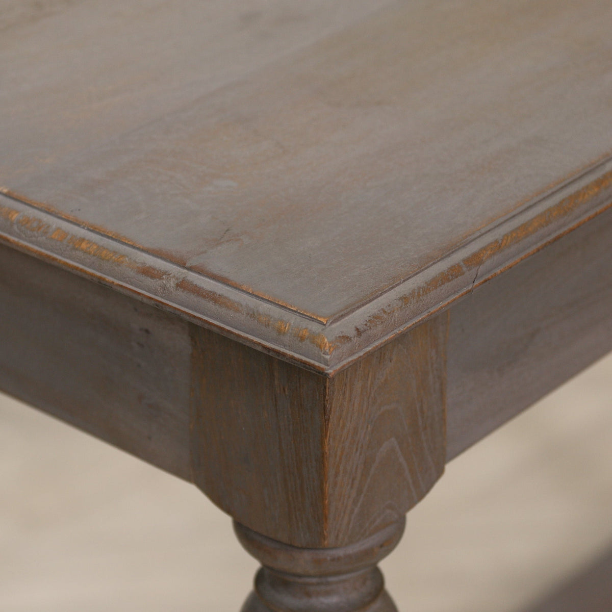 Solid Mango Wood Console Table with Six Turned Column Legs 201cm Console table CasaFenix