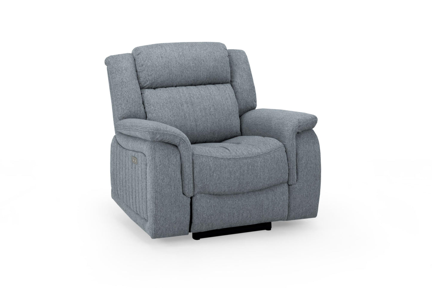 Linden Recliner Sofa Fabric Sofa in Grey available in 1, 2, 3 Seat Sofa CasaFenix
