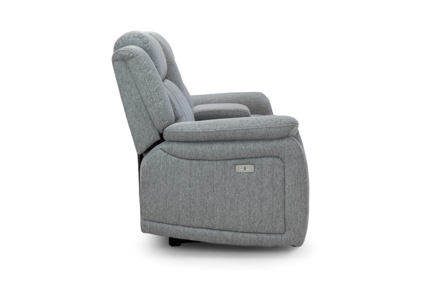 Linden Recliner Sofa Fabric Sofa in Grey available in 1, 2, 3 Seat Sofa CasaFenix