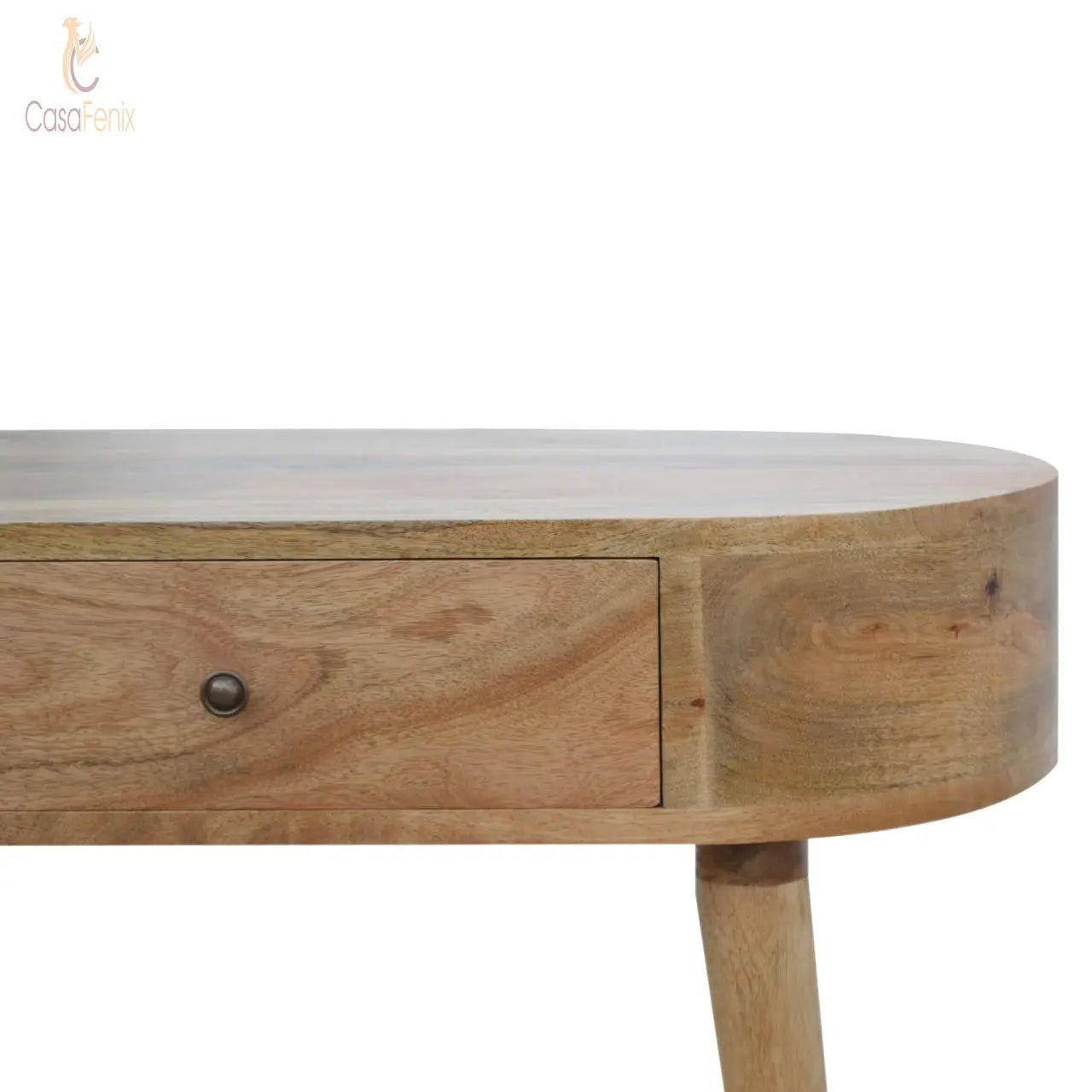 London Small Console Table 1 Drawer Oak-Ish FInish Tables CasaFenix