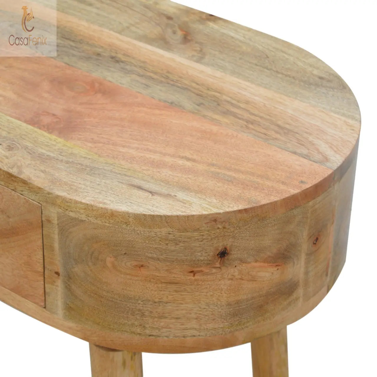 London Small Console Table 1 Drawer Oak-Ish FInish Tables CasaFenix