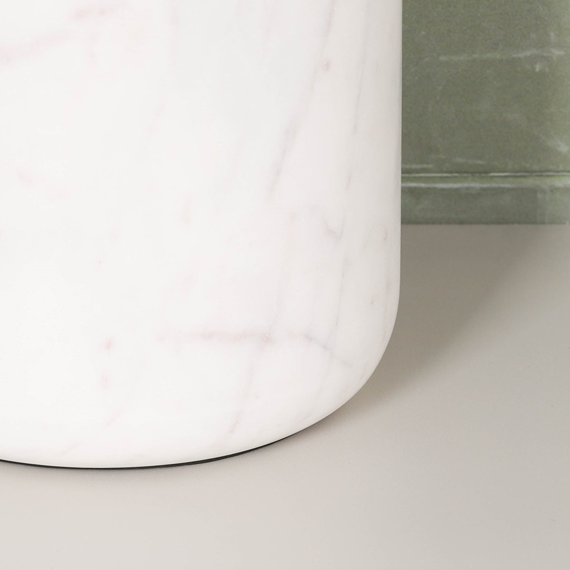 Natural White Marble Storage Utensil Holder  CasaFenix