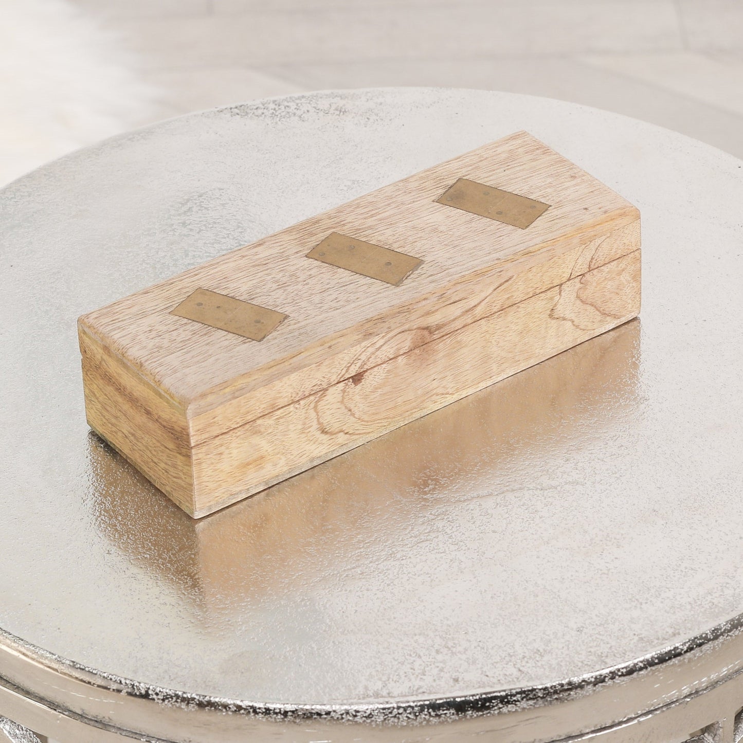 Traditional Dominoes Set in Rustic Wooden Storage Box Games CasaFenix